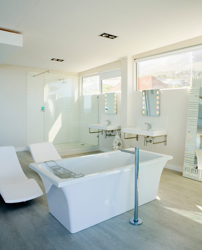 Clean modern bathroom fixture work â€” Stevenson Service Plumbing, Broken Arrow Oklahoma